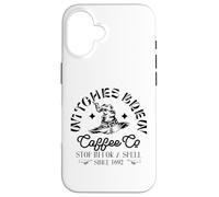 Brujas Brew CAFÉ CO se Detiene para un Hechizo Desde 1692 Meme Carcasa para iPhone 16