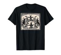 Brujas círculo Danza Hexe Gótico Wicca Pagano Bruja ocultismo Camiseta