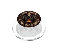 Brujas Dios Prohíba Una Chica Tiene Pasatiempos Luna Campfire PopSockets PopGrip para MagSafe
