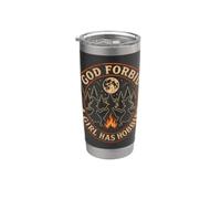 Brujas Dios Prohíba Una Chica Tiene Pasatiempos Luna Campfire Vaso térmico de acero inoxidable de doble pared