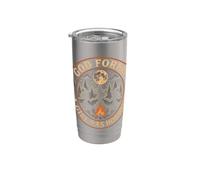 Brujas Dios Prohíba Una Chica Tiene Pasatiempos Luna Campfire Vaso térmico de acero inoxidable de doble pared