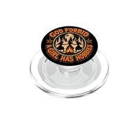 Brujas Divertidas, Dios no quiera Que una niña Tenga Pasatiempos, Halloween gótico PopSockets PopGrip para MagSafe