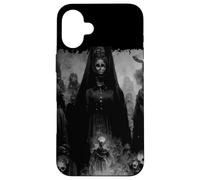 Brujas en misas Negras. Obra de Arte gótica Bruja Oscura Carcasa para iPhone 16 Plus