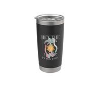 Brujas feministas ocultas góticas "Hex The Patriarchy" Vaso térmico de acero inoxidable de doble pared