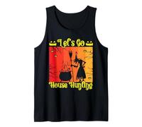 Brujas Hermosa Bruja Halloween Vamos Caza Casa Camiseta sin Mangas