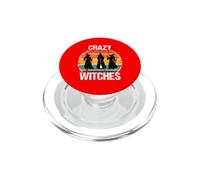 Brujas locas Divertido Halloween PopSockets PopGrip para MagSafe