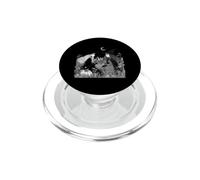 Brujas Luna Llena Escoba Espeluznante Halloween Terror Arte PopSockets PopGrip para MagSafe