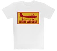 Brujas Nocturnas De La Segunda Guerra Mundial Camiseta Blanca para Niños Camiseta De Manga Corta para Niños Kids White tee Children Short Sleeve T-Shirt