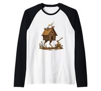 Brujeria Folklore Cabana Oscura Magica Camiseta Manga Raglan