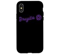 Brujita Pequeña Bruja Halloween Mexicana Latina Chicana Carcasa para iPhone X/XS