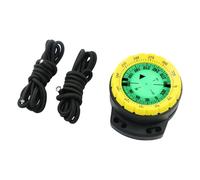 Brújula | Brújula de buceo subacuática impermeable con cuerda, brillante con ventana lateral, accesorios de buceo para una fácil navegación