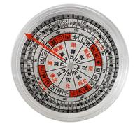 Brújula China Feng Shui Vintage Portátil de Acrílico