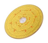 Brújula China Portátil de Aleación Retro para Exteriores Dorada | Orientación Manual, Estilo Vintage Exquisito, Uso en Viaje y Consulta Feng Shui, Pieza Cultural