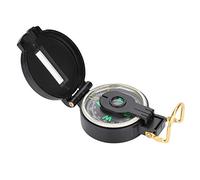 Brújula con Lente Plegable portátil Militar Estadounidense para Exteriores, para Acampar, Cazar, Senderismo, Hecha de plástico Duradero, tamaño Compacto de 3,15 x 2,17 Pulgadas