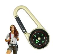 Brújula con Llavero con Clip de mosquetón - Mini báscula de Bolsillo de navegación, dimensión Externa de 7,0 x 3,0 x 1,0 cm más Peso Neto de 20,0 g, construcción de Pieza de polímero ABS, dirección |