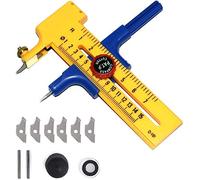 Brújula Cortador De Círculos, Cúter Circular, Cortador de brújula Cortador de círculo preciso Herramienta de corte de dibujo redondo ajustable, para cortar cuero de tarjeta de papel