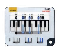 Brújula de acorde de piano, aprende acordes de teclado, herramienta definitiva para acordes para principiantes, herramienta de acordes de producción musical, acordes de aprendizaje, amplía la