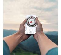 Brújula de Alta precisión, brújula para Senderismo | Compass de orientación para al Aire Libre - Ayuda educativa Multifuncional, pequeña Herramienta de navegación para Aventuras