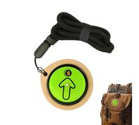 Brújula de bolsillo - Brújula de madera para estudiantes, brújula de senderismo, herramienta ligera de navegación, brújula multifuncional para acampar al aire libre, antiguo equipo de enseñanza