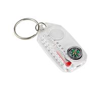 Brújula de bolsillo pequeña | Medidor de temperatura pequeño, medidor de temperatura de llavero multifuncional, herramienta de navegación manual para aventuras al aire libre