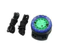 Brújula de buceo | Brújula subacuática resistente al agua con cuerda, brillante con ventana lateral, marina para deportes acuáticos