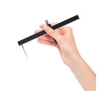 Brújula de Cerámica Cortadora de Círculos para Arcilla Negra | Herramienta de Dibujo de Círculo, Acero Inoxidable y Plástico, Uso en Cerámica y Masa, Precisa y Ligera