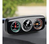 Brújula de coche multifuncional | 3 en 1 Car Truck Dashboard Mount Dirección de navegación Termómetros Higrómetro,Herramienta de viaje multifuncional portátil para coche, camión,