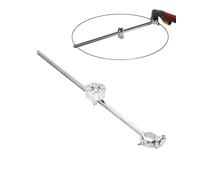 Brújula de Corte por Plasma, Antorcha Cortadora de Plasma de Acero Inoxidable, Brújula de Rueda de Rodillo Guía Circular, Accesorios para Herramientas de Corte con Medidor de