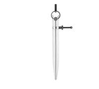 Brújula de cuero ajustable con divisor de ala, herramienta de acero al carbono con tuerca de resorte para trazar y marcar madera, plástico y Metal (200 mm)