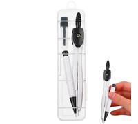 Brújula de dibujo, conjuntos de brújulas geométricas,Dibujo de brújula de metal - Herramienta de dibujo de círculo reutilizable y arquitectura, kits de dibujo para oficinas escolares en el hogar