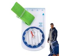 Brújula de Lectura de mapas, Brújula de navegación para mochileros - Brújula de orientación Multifuncional | Brújula de Mapa de orientación portátil y Duradera para mochileros