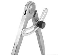 Brújula de metal, ranuradora de cuero, arrugadora de bordes de acero, trazado para la fijación de herramientas para manualidades DIY