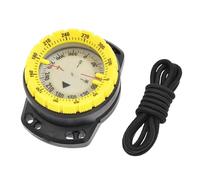 Brújula de muñeca, Surf de Buceo Surfing Luminoso bajo Agua 50 m Muñeco de muñeca Visión Impermeable Navegación con Amarillo Bungee