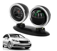 Brújula De Navegación Para Vehículos - Bola De Guía Del Tablero, Pantalla De Temperatura, Herramienta De Búsqueda De Dirección, Construcción | Suministro De Orientación