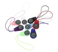 Brújula de Senderismo Portátil Cordón, Mini Accesorio Ligero | ABS y Acrílico, Estilo Retro Delicado, para Mochila, Escalada y Cinturón Color Aleatorio