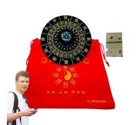 Brújula de supervivencia, Brújula de supervivencia - Herramienta de orientación Equipo de senderismo Hombre Ayudas de senderismo,Brújula robusta Feng Shui para una navegación