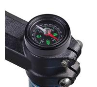 Brújula de vástago de bicicleta, brújula portátil para ciclismo, brújula para auriculares de bicicleta | 2.85 x 2.05 x 0.63 pulgadas, brújula de supervivencia pequeña profesional, herramienta de