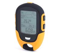 Brújula Digital/Barómetro/Altímetro/Termómetro Higrómetro/Pronóstico del Tiempo/Linterna para Deportes al Aire Libre, Recargable y Multifuncional