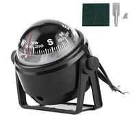 Brújula Digital electrónica Marina LED de 12 V, brújula de navegación para Barcos y Yates con Esfera iluminada Brillante, Resistente al Agua para Uso en veleros y en la Vida Marina