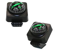 Brújula Digital para Coche Brújula de Alta Precisión para Coches Brújula Ajustable para Automóvil Brújula Del Coche para Automóvil Brújula de Navegación Al Aire Libre Brújula para Coche 2 Piezas