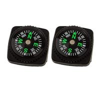 brújula genérica de manga brújula de supervivencia al aire libre portátil pulsera paracord brújula para supervivencia camping senderismo 2 unids inteligente y encantador
