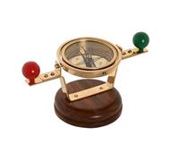 BRUJULA LATON MANGO 17X8X9 ENVEJECIDO DORADO