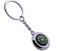 Brújula Llavero, Brújula Clave Accesorios De La Cadena, Brújula Portátil Llavero para Llaves Mochila Monedero del Regalo del Bolso