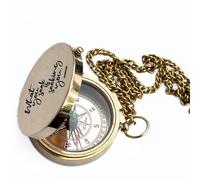 Brújula magnética vintage de latón brillante grabada con cita de Rumi "What You Seek is Seeking You", regalo motivacional de navegación marina