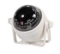 Brújula Marina, Brújula de navegación Digital electrónica multifunción Compás Voyager Brújula para Carro de Caravana de automóviles Camión Marino Marino(Blanco) Compas Nautico