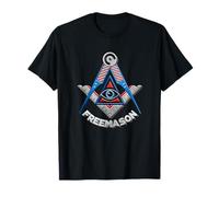 Brújula masónica cuadrada masónica Camiseta