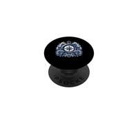 Brújula náutica Vintage Olas Rosa océano Barco Barco Vela PopSockets PopGrip Adhesivo