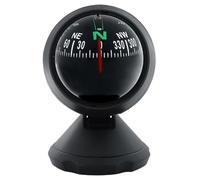Brújula para Barco brújula para Coche Tablero de Instrumentos para Barco con ángulo Ajustable Bola de navegación de Alta precisión | Fabricada en acrílico y ABS para Coches y Uso náutico.