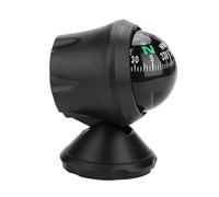 Brújula para Barco Vebstlife, brújula de navegación, succión para salpicadero, brújula electrónica de visión Nocturna Ajustable para vehículo Barco
