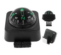 Brújula para salpicadero de Coche, brújula de Coche con orientación precisa, navegación de ángulo Ajustable para Viajes, Negro, 6, 7x5, 7x5, 3 cm
